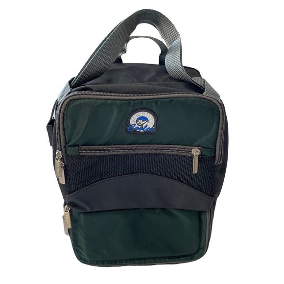 PAK CHEST COOLER Insulated Double Zip Compartment Adjustable Strap Green NWOT - Picture 1 of 12